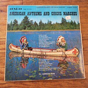 American Anthems and Circus Marches LP Vinyl Halo Records 50106 Headdress LPB